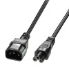 Cablu Lindy USB C 2 x 90° 1m negru 