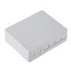 Priza FO, cutie FTTH de interior doua intrari, 4 x SC simplex sau 4 x LC duplex, neechipata - Emtex 