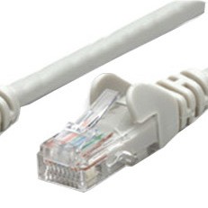 PATCH CORD UTP INTELLINET Cat5e, cupru-aluminiu, 0.5 m, alb, AWG26, 