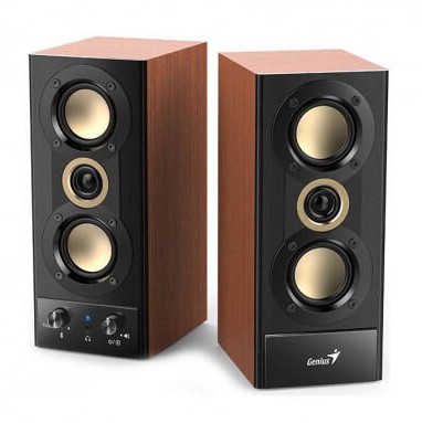 BOXE GENIUS 2.0, RMS: 14W (2 x 10W), wood, Bluetooth, 