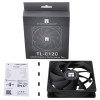 Ventilator Thermalright, 120mm, 1550 rpm, S-FDB Bearing, 66,17 cfm, fara LED, 4pin PWM, negru, 