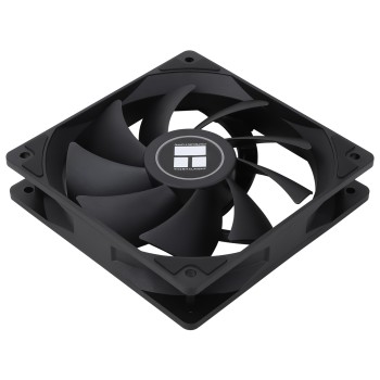 Ventilator Thermalright, 120mm, 1550 rpm, S-FDB Bearing, 66,17 cfm, fara LED, 4pin PWM, negru, 