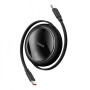 CABLU alimentare si date Baseus Free2Draw Mini, Fast Charging Data Cable pt. smartphone, retractabil, USB Type-C la USB Type-C 100W, 1m, negru 
