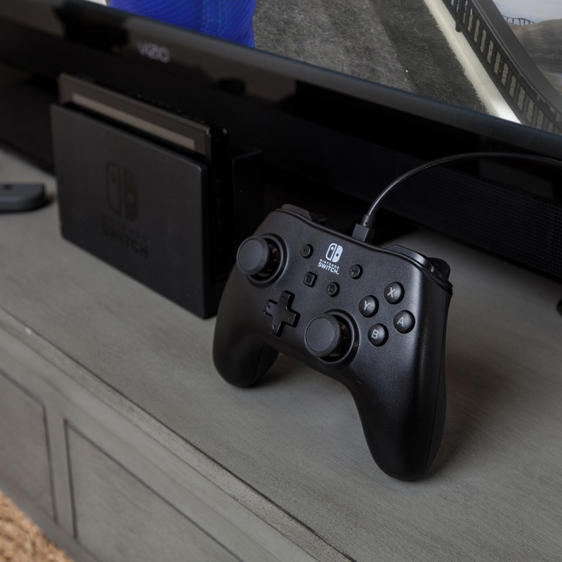 CONTROLLER PowerA, cu fir, pentru Nintendo Switch, negru, 
