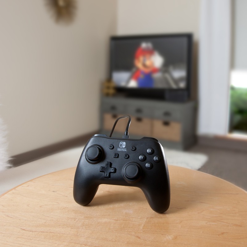 CONTROLLER PowerA, cu fir, pentru Nintendo Switch, negru, 
