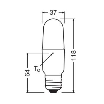 LEDSSTICK75 9,5W/840 230VFR E27 FS1OSRAM 