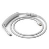Glorious cablu tastatura Coiled Ghost, USB-C - USB-A, 1.37m, Alb 