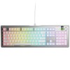 Glorious Tastatura mecanica GMMK 3 PRO 100% Prebuilt, USB-C, Fox Switches, US layout, 104 taste, Gri 