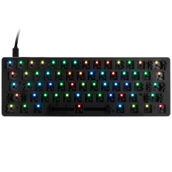 Glorious Barebone GMMK Compact, ANSI Layout, USB-C, RGB, Negru 