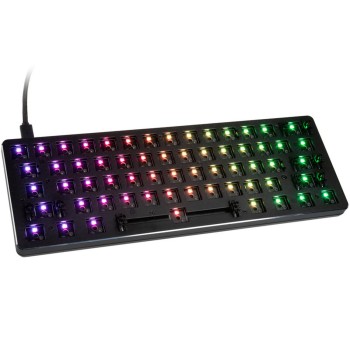 Glorious Barebone GMMK Compact, ANSI Layout, USB-C, RGB, Negru 