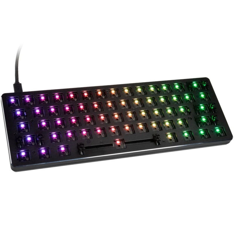 Glorious Barebone GMMK Compact, ANSI Layout, USB-C, RGB, Negru 