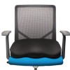PERNA ERGONOMICA KENSINGTON, pentru scaun, spuma cu emmorie, husa lavabila, negru, 