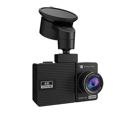 Camera Auto DVR NAVITEL R900 4K, Filmare infrared, senzor SONY 415 STARVIS, 3840*2160P 30fps, USB-C, G-sensor, sunet, Difuzor, microSD pana la 256GB, Suport parbriz 