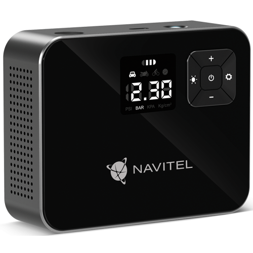 Compresor Navitel Auto-Moto, cu acumulator, LED light, 8.27 bar 