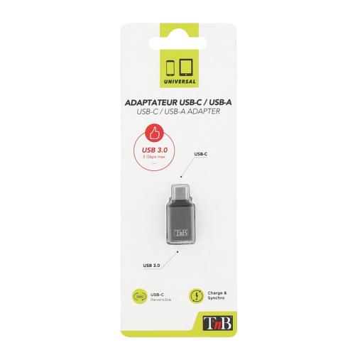 TNB USB-C/USB OTG ADAPTER IN GREY 