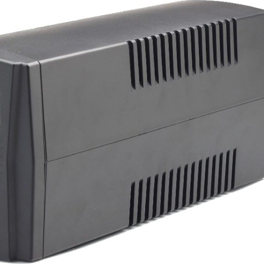 UPS GEMBIRD Line Int. cu sin. simulata, fara management, Tower, LED,  650VA/390W, AVR, 2x Schuko, baterie 1x 12V/7Ah, incarcare pana la 12h, 