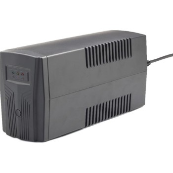 UPS GEMBIRD Line Int. cu sin. simulata, fara management, Tower, LED,  850VA/510W, AVR, 2x Schuko, baterie 1x 12V/8Ah, incarcare pana la 12h, 