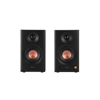 BOXE EDIFIER 2.0, RMS:  36W (2 x 18W), studio monitor, volum, bass, treble, intrare jack 6.35 TRS balanced, RCA, iesire casti, black, 