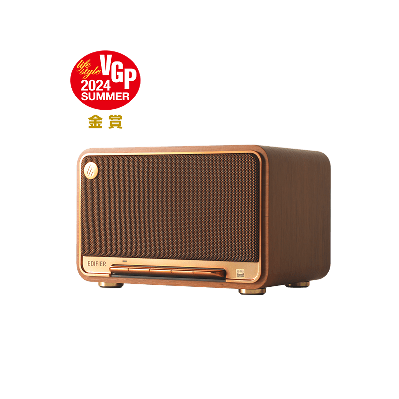 BOXE EDIFIER desktop bluetooth, RMS: 60W (2 x 15W, 1 x 30W), Bluetooth 5.3, AUX, Wi-Fi, USB-C, brown, 