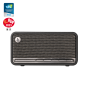 BOXE EDIFIER portabile bluetooth,RMS: 20W (10W+10W), BT 5.0, AUX, microSD, USB, built-in Li-ion pana la 10h (2600mAh),retro design (vintage radio 1960s),MDF,black, 