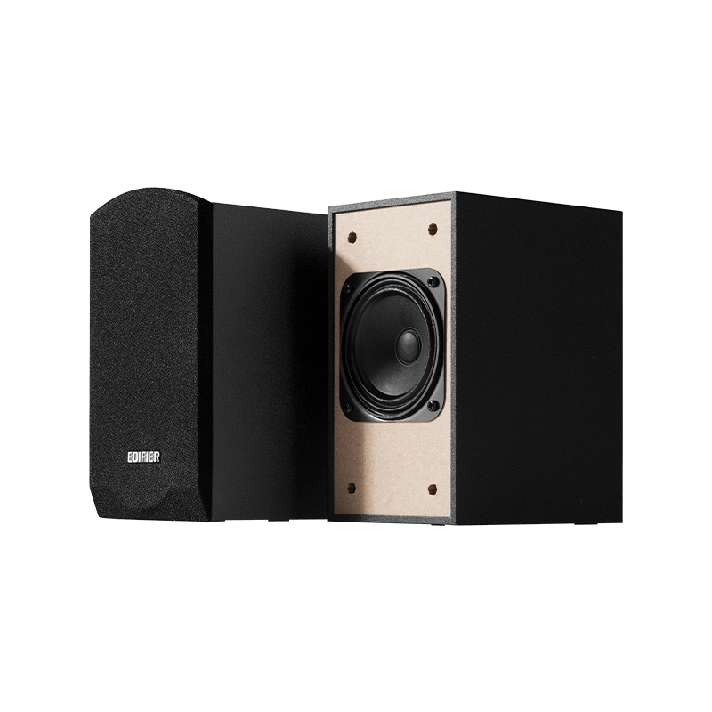 BOXE EDIFIER 2.1, RMS:   34W (2 x 8W, 1 x 18W), bluetooth, volum, bass; raport semnal-zgomot: #25dBA, frecventa raspuns - sateliti: 210Hz - 20kHz, black, 