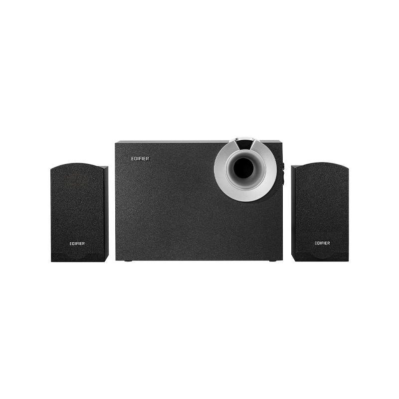 BOXE EDIFIER 2.1, RMS:   34W (2 x 8W, 1 x 18W), bluetooth, volum, bass; raport semnal-zgomot: #25dBA, frecventa raspuns - sateliti: 210Hz - 20kHz, black, 