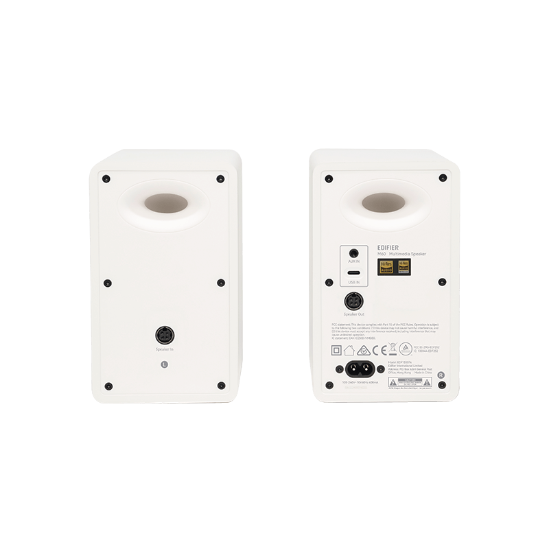 BOXE EDIFIER 2.0, RMS:  66W (2 x 15W + 2 x 18W), bluetooth v5.3, touch panel, AUX/USB-C, 220V alimentare, white 