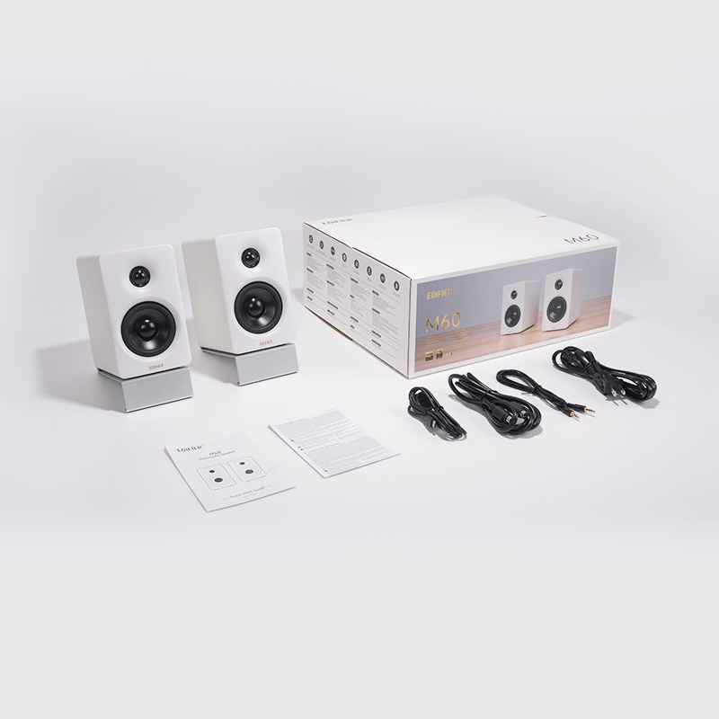 BOXE EDIFIER 2.0, RMS:  66W (2 x 15W + 2 x 18W), bluetooth v5.3, touch panel, AUX/USB-C, 220V alimentare, white 