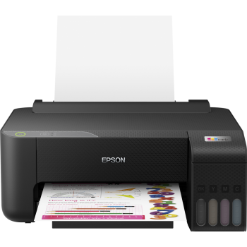 Imprimanta Inkjet CISS Color Epson L1230, A4, Functii: Imprimare., Viteza de Printare Monocrom: 33ppm, Viteza de printare color: 15ppm, Conectivitate:USB, Duplex:Nu, ADF:Nu, (incl.TV 11lei) 