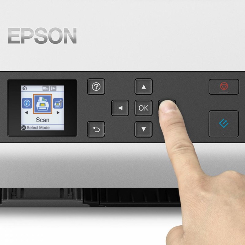 Scanner Desktop  Epson DS-870, A3, Viteza de scanare duplex: 65ppm|130ipm, Optiuni: , Conectivitate:USB, Scanare ambele fete:Da, ADF:100coli, (Timbru  Verde11Lei) 