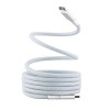 TNB USB-C/USB-C cable 1.5m magnetic housing - Blue 