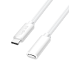 CABLU alimentare si date LOGILINK, pt. smartphone, USB 2.0, USB Type-C (T) la USB Type-C (M), 1m, PD 100W, 2 x ecranat, plastic, alb, 