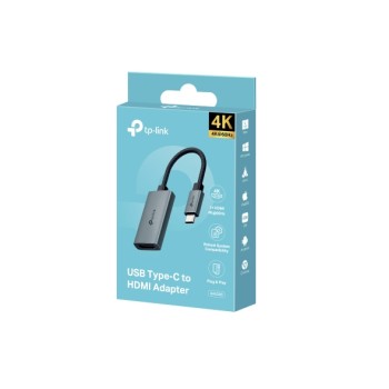 ADAPTOR video TP-Link, USB Type-C (T) la 1 x HDMI (M) 4K(3840 x 2160) la 60 Hz, gri 