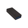 ADAPTOR Spacer pt. smartphone, de la USB 2.0 (Mama) la Type-C (Mama), negru, 