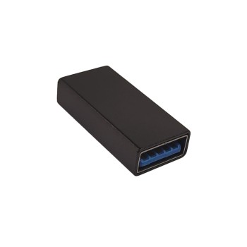 ADAPTOR Spacer pt. smartphone, de la USB 2.0 (Mama) la Type-C (Mama), negru, 