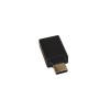 ADAPTOR Spacer pt. smartphone, de la USB 2.0 (Mama) la Type-C (Tata), negru, 
