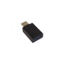 ADAPTOR Spacer pt. smartphone, de la USB 2.0 (Mama) la Type-C (Tata), negru, 