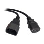 CABLU alimentare Spacer prelungitor, 1.8m, intrare C14, iesire C13, 6A, negru, 