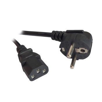 CABLU alimentare Spacer 1.8m, intrare Shucko, iesire C13, 10A, negru, 