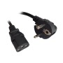 CABLU alimentare Spacer 5m, intrare Shucko, iesire C13, 10A, negru, 