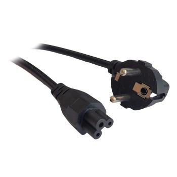 CABLU alimentare Spacer notebook 3m, intrare Shucko, iesire C5, 10A, negru, 