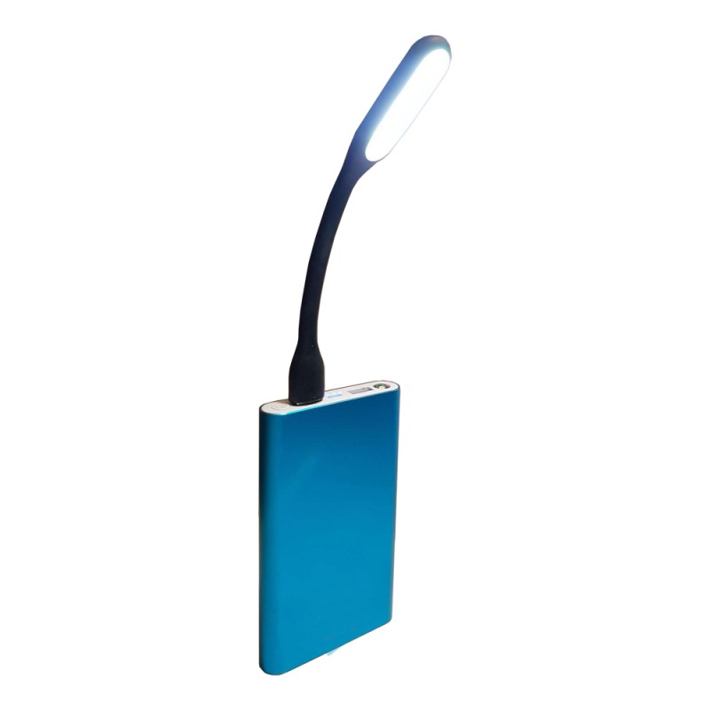 LAMPA LED USB pentru notebook, SPACER, black, 