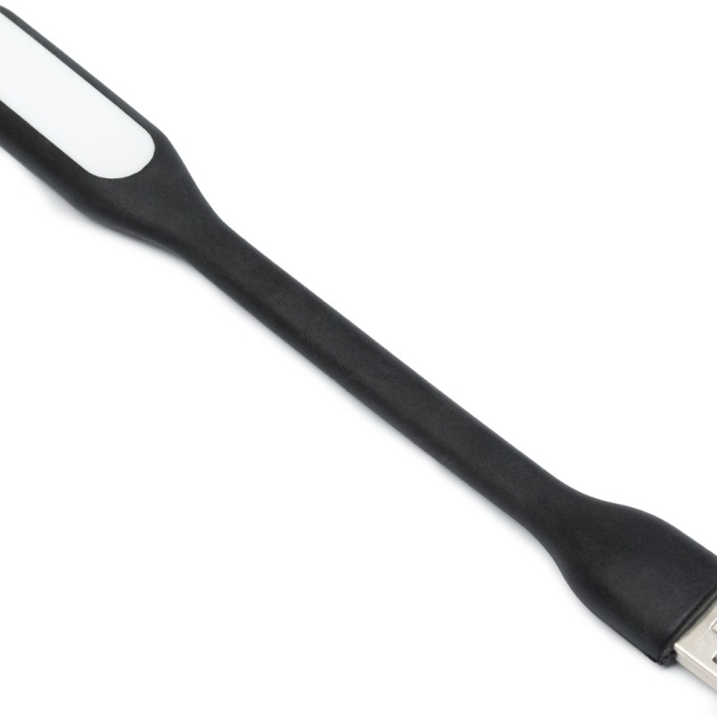 LAMPA LED USB pentru notebook, SPACER, black, 