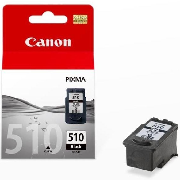 Cartus Cerneala Original Canon Black, PG-510, pentru Pixma IP2700|MP230|MP240|MP250|MP260|MP270|MP280|MP282|MP480|MP490|MP495|MX320|MX330|MX340|MX350|MX360|MX410|MX420, , (timbru verde 0.15 lei), 