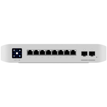 Ubiquiti USW-Pro-8-PoE-EU An 8-port, Layer 3 switch with PoE+ and PoE++ output. Can power devices with up to 120W, with a power consumption of 30W  