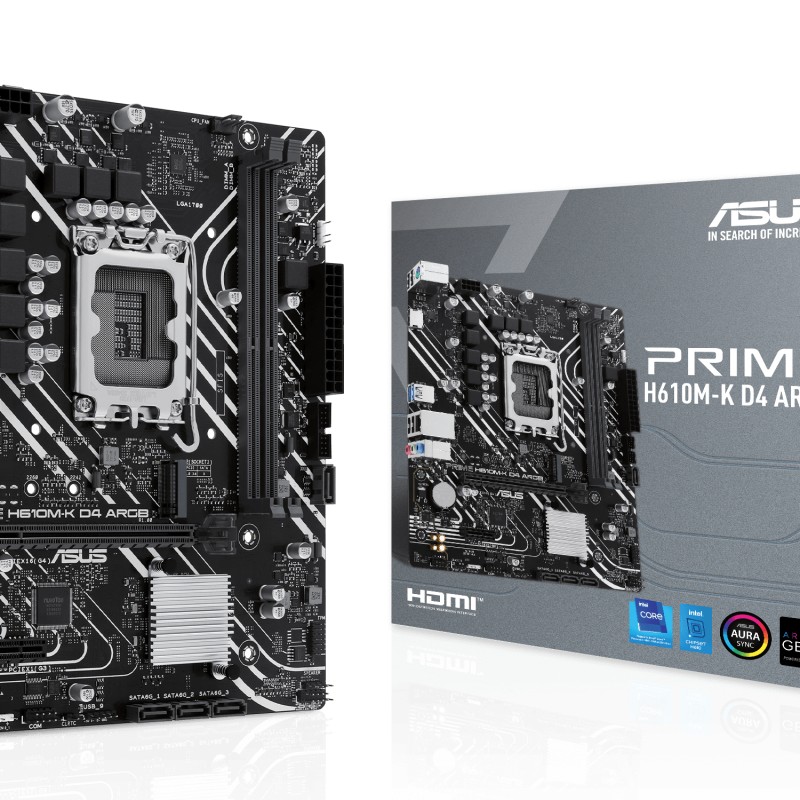 ASUS PRIME H610M-K D4 ARGB LGA1700 1xHDMI 