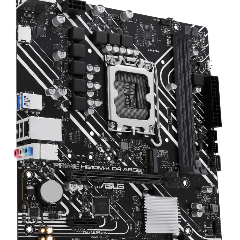 ASUS PRIME H610M-K D4 ARGB LGA1700 1xHDMI 