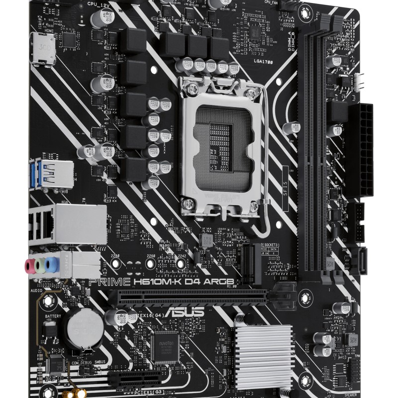 ASUS PRIME H610M-K D4 ARGB LGA1700 1xHDMI 