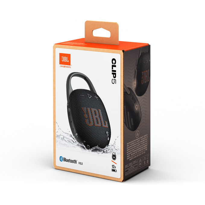 Boxa portabila Clip 5 Bluetooth  7 W RMS Negru 