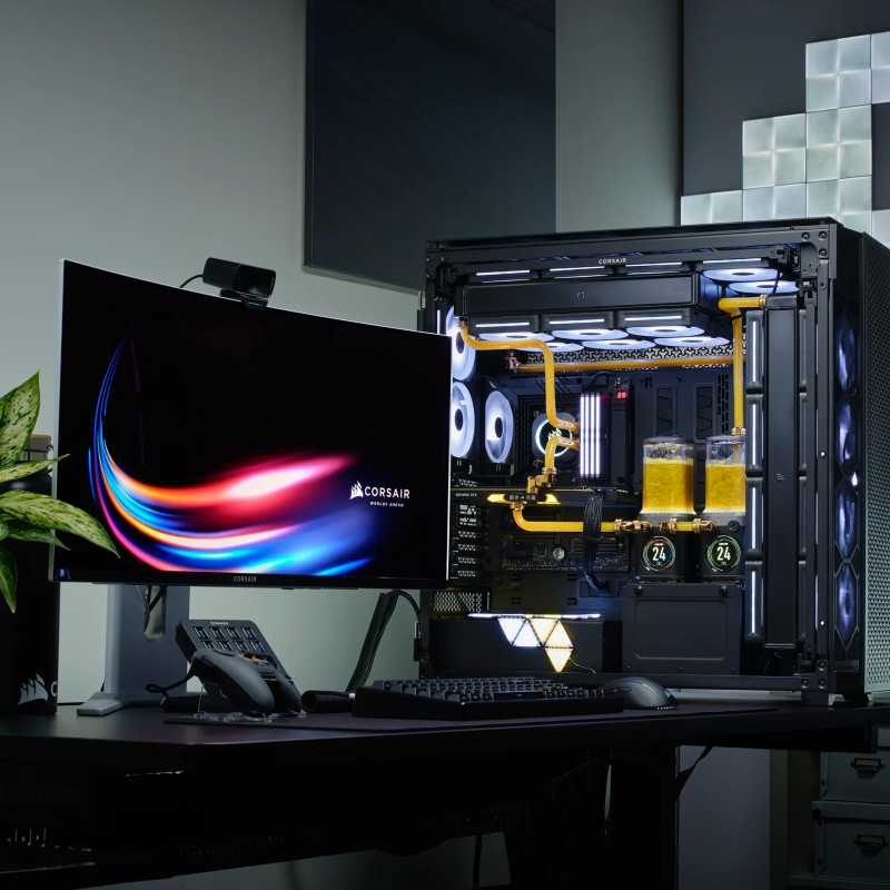 Carcasa Case Corsair iCUE 9000D RGB Airflow Tower TG black 